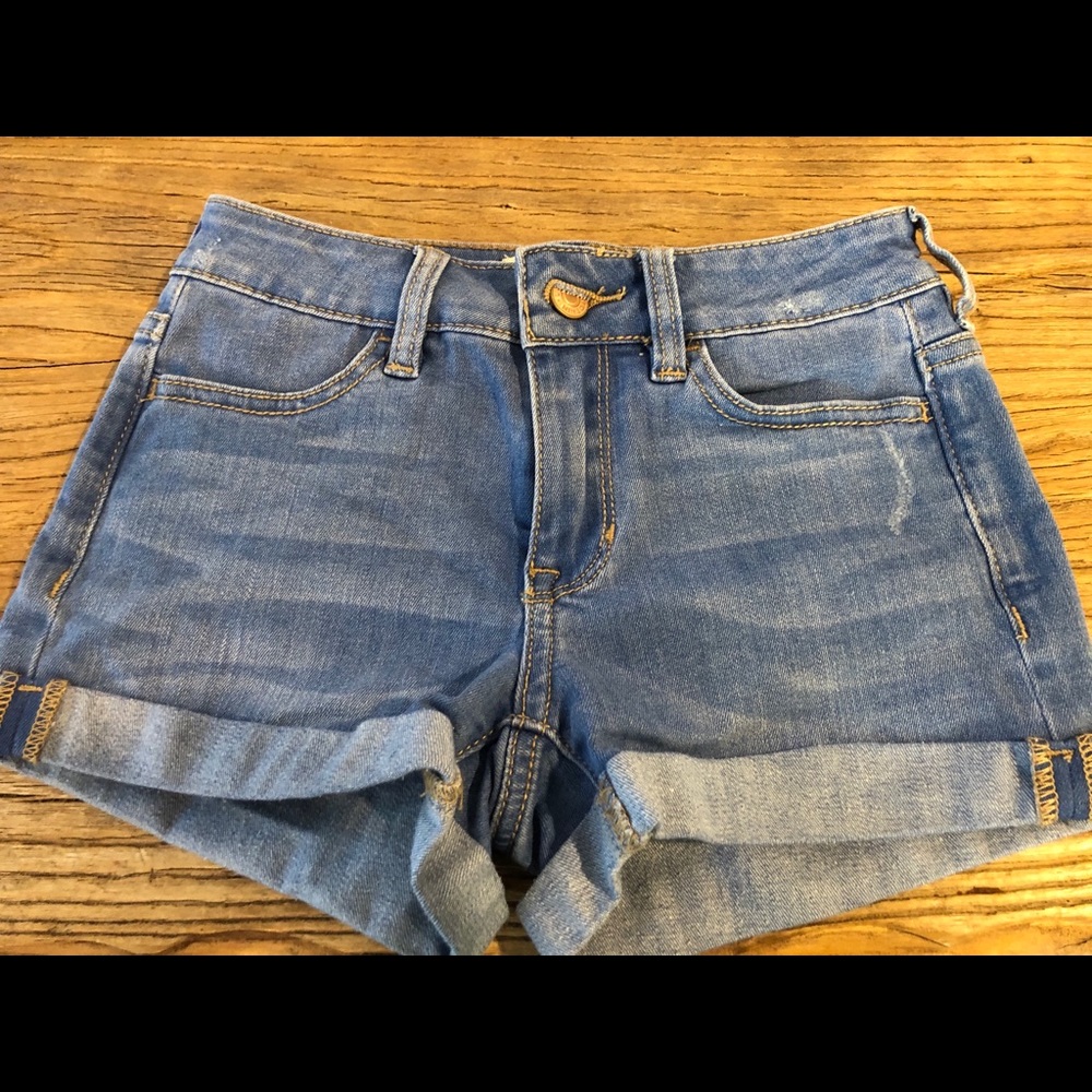 Pac Sun Denim Stretch Shorts